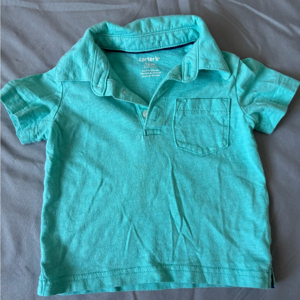 Carter's Teal Kids Polo Shirt